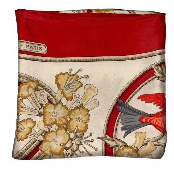 Hermès “Caraibes” 100% Silk Scarf - Picture 9 of 11